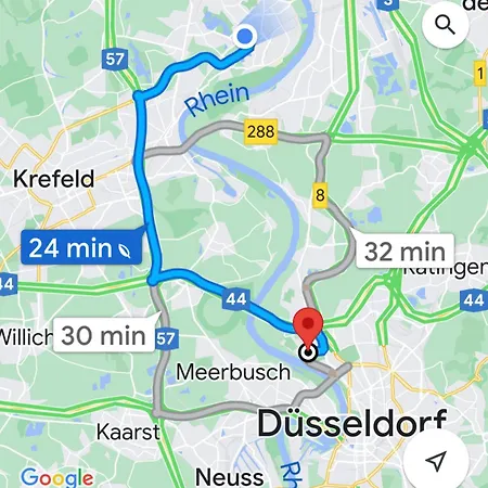 3 Rooms, Free Parking, 25 Min To Duesseldorf, 200 Mbps Wlan Apartmán