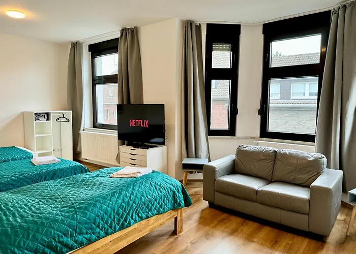 Appartement 3 Rooms, Free Parking, 25 Min To Duesseldorf, 200 Mbps Wlan