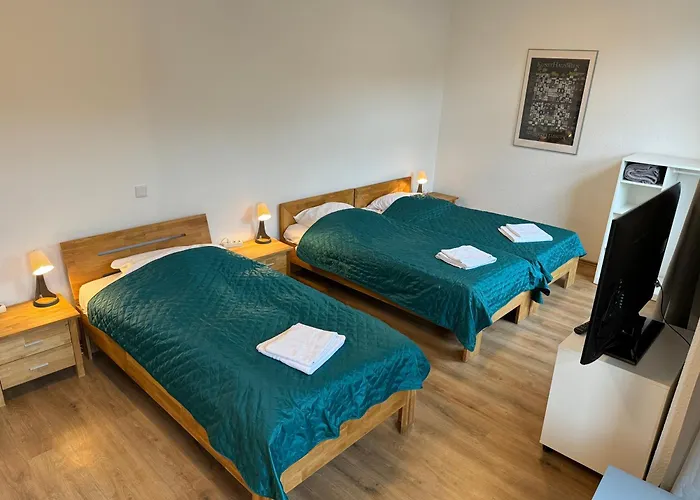 3 Rooms, Free Parking, 25 Min To Duesseldorf, 200 Mbps Wlan Appartement Duisburg