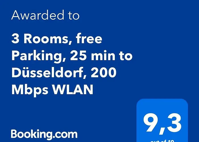 3 Rooms, Free Parking, 25 Min To Duesseldorf, 200 Mbps Wlan Duisburg